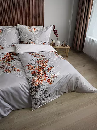FLEURESSE | Satin Bettwäsche 70x90cm/140x200cm BED ART Stone | 